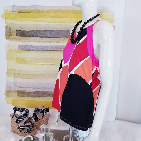 Fractions Combo Halter Top| Size Petite Large - Picture 4 of 8